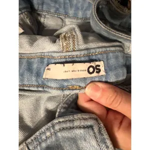 So Light Blue Denim Overalls Shorts Adjustable Straps Women's L Comfortable & Ca thumbnail 7