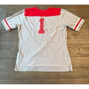 Nike Women's‎ Scarlet Gray "Ohio State" Short Sleeve Tee Size XL thumbnail 6