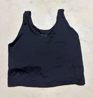 We wander Black Women's sports bra tank top small thumbnail 1