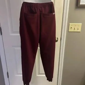 FIGS Burgundy Women’s Pull-On Pockets Elastic Waist Drawstrings MXXSW2004-Medium thumbnail 6