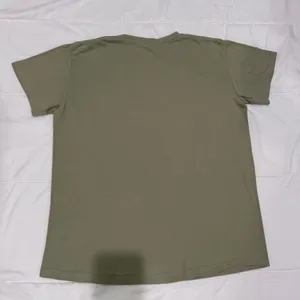Music Is My Second Language Graphic‎ T-Shirt Olive Green Cotton XL Short Sleeve thumbnail 5