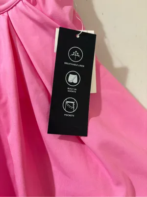 NWT Gilly Hicks Hollister Active Bubble Skortie Pink Size XS thumbnail 4