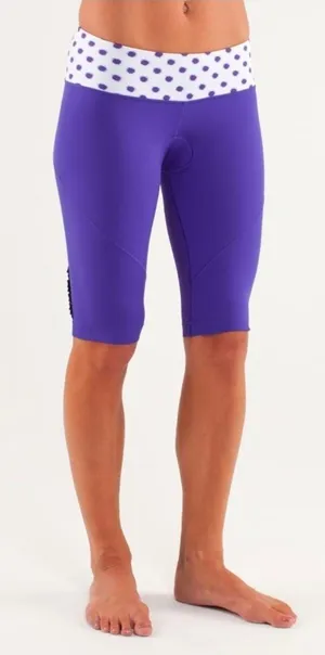 Lululemon Presta Padded Short Bruised Berry High Noon Dot White 10 thumbnail 1