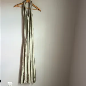 NEW Show me your MuMu Jasmine Halter Maxi Dress XS thumbnail 3