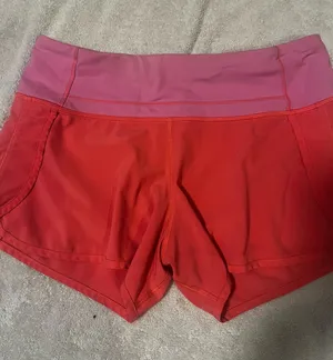 Lululemon Shorts Hot Hotty Pink Hot thumbnail 1