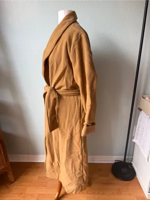 Orvis Wool Trench Coat Size Medium thumbnail 3