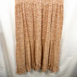 Wonderly Plus Size 1X Midi Dress Orange Floral‎ Tiered Fairy Boho Feminine 1231 thumbnail 5
