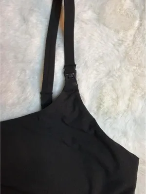 SKIMS Maternity Nursing Bra Onyx XS NEW thumbnail 4