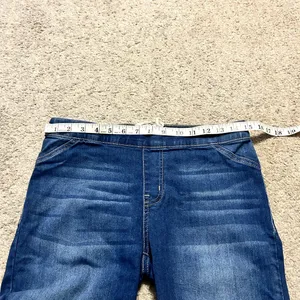 Altar'd‎ State Womens Dark Wash Pull On Flare Leg Jeans Size Medium Blue Denim thumbnail 4