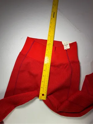 aerie offline Red Seamless High-Waist Leggings thumbnail 7
