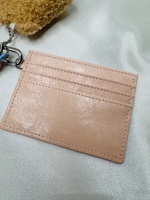 Pink Wallet Accessory Bundle | Card Holder + Mini Pouch + Plush Charm thumbnail 3