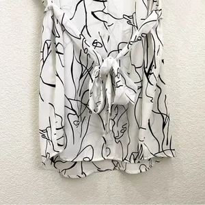 LE LIS Abstract Print Sopi’s Belted Tunic Dress Size M thumbnail 6