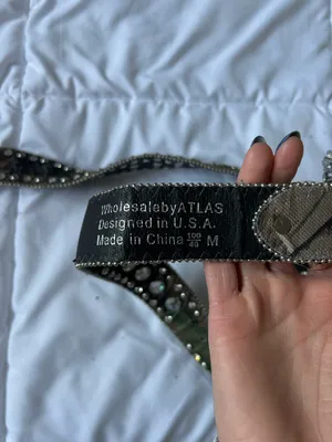 Women’s western camo belt Black Size 40 thumbnail 2