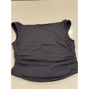 Anthropologie Ruched‎ Cowl Neck Sleeveless Tank Top Black Women's Size M thumbnail 7