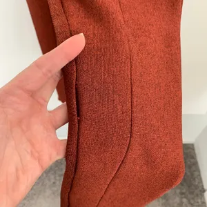 House of CB Cypresa Rust Lurex Collar Strap Jumpsuit Women’s Size XS thumbnail 10