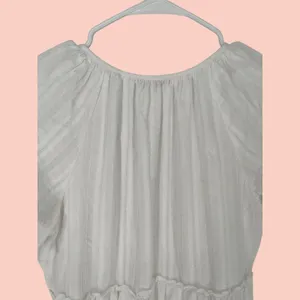 KATE & SAM Tiered Mini Dress Women‎ Size S White Eyelet Ruffle Lace Boho Summer thumbnail 12