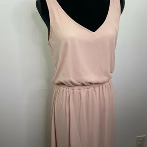 Show Me Your‎ Mumu Kendall Maxi Dress Dusty Blush Crisp Women’s Size Small thumbnail 3