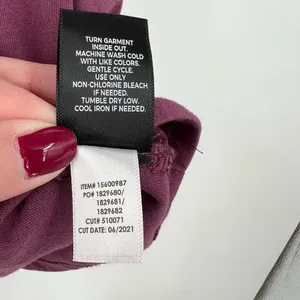NEW Torrid Classic Fit Cotton Crew Neck Slasher knit purple Tee plus size 2X thumbnail 9