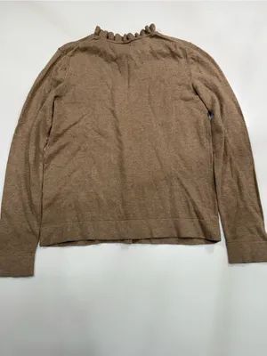 J. Crew Cotton Blend Brown Crewneck Sweater thumbnail 6