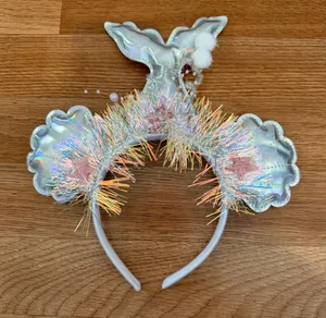 Mermaid Mickey Mouse Ears Headband Silver Size undefined thumbnail 1