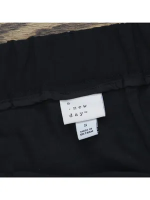 NWT A New Day Womens Tailored Mini A-Line Skirt 94457767 Black S thumbnail 4