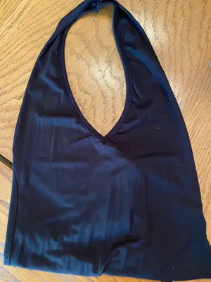 Black Halter Bodysuit thumbnail 1