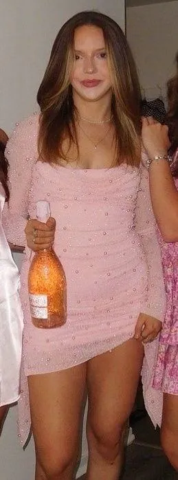 Oh Polly Dress Pink Embellished thumbnail 1