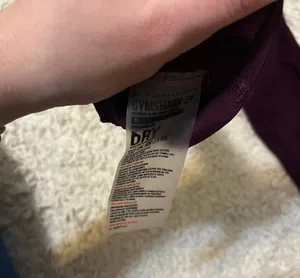 Gymshark Maroon Seamless Leggings Size Medium thumbnail 3
