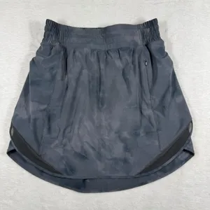 Lululemon Hotty Hot High-Rise Skirt Long‎ Diamond Dye Pitch Grey Graphite Grey 4 thumbnail 1