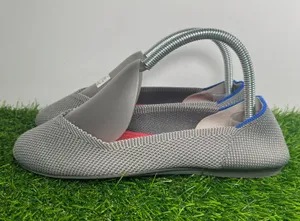 Rothy’s The Flat Women’s Size 8 Gray Knit Ballet Flats Washable Comfortable Shoes thumbnail 1