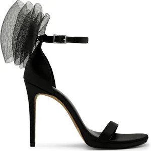 Dream Paris Women's Bow Ankle Strap Pump Heeled Sandals Sz. 6.5 thumbnail 3