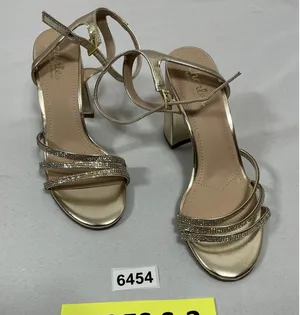 Womans NWOT Charle By Charles David Rheanna Strappy Sandals 8.5 M Gold Heel thumbnail 1