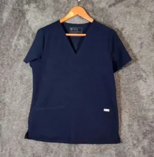 Figs casma scrub top 3 pocket v neck women's size small thumbnail 1