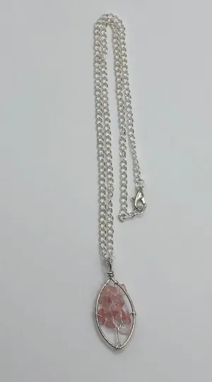 Pink Opal Necklace thumbnail 1
