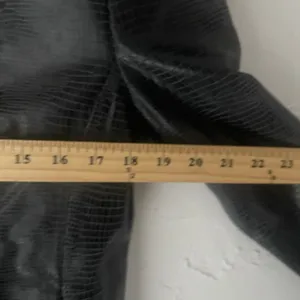 Valerie Stevens Y2k Large 100% Leather Snake Skin Embossed Grunge Bomber‎ Jacket thumbnail 6