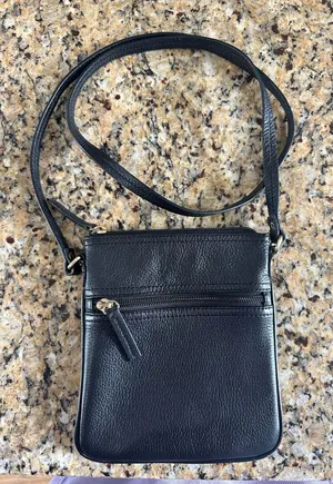 Talbots Leather Crossbody Black Bag thumbnail 1