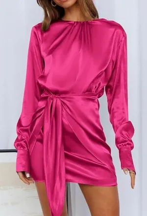 PRETTYGARDEN pink mini dress thumbnail 2