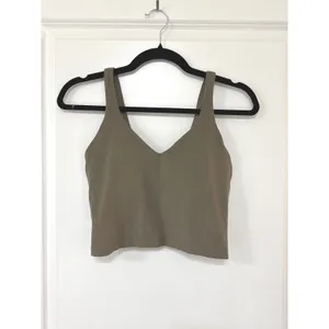 Lululemon Align Tank Top V-Neck Nulu Cropped Yoga Longline Bra Size 6 thumbnail 3