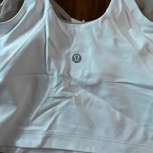 Lululemon Auburn Tigers Align Tank Top White Size 0 Nulu Cropped Bra LW1DUDS thumbnail 5
