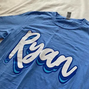 University of Notre Dame blue and white Ryan Hall shirt thumbnail 6