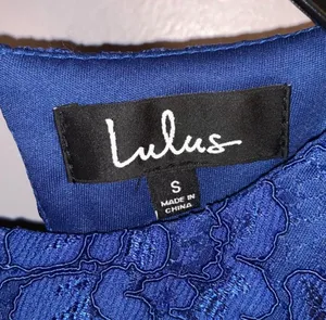 Lulu’s Rhythm of Love Blue Lace Backless Dress thumbnail 6