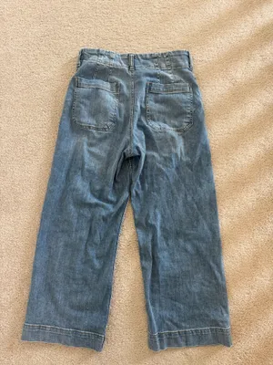 Maeve Anthropologie Jeans Colette The Cropped Wide-Leg thumbnail 4