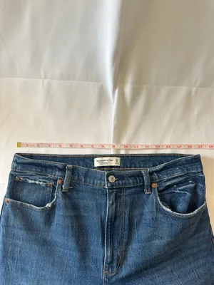 Abercrombie & Fitch The 70's Vintage Flare Ultra High Rise Denim Jeans Size 31 thumbnail 4