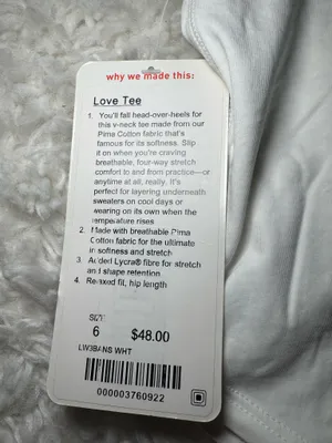 Lululemon Love Tee thumbnail 5