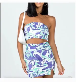 Princess Polly Multicolor Set Top and Skirt thumbnail 5