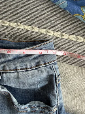 Risen Jeans High Waisted Frayed Hem Wide Leg Jeans Size 5/27 thumbnail 7