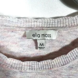 Ella moss multicolored sweater women's Size medium Puff Sleeves Round Neck‎ thumbnail 5