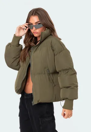 Edikted Puffer Oversized Puffer Jacket  thumbnail 3