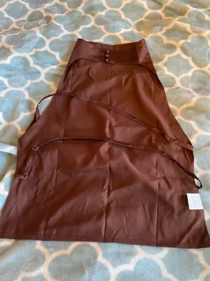 SheIn Brown Open Back Halter Going Out Top Small thumbnail 5