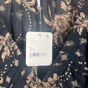 NWT Free People Women's Golden Hour Maxi Dress Black size XS thumbnail 5
